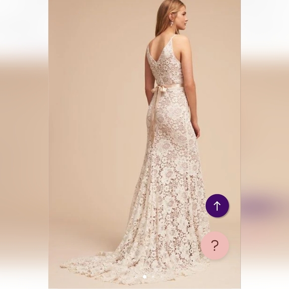 Anthropologie BHLDN Andrea Gown Ranna Gill Size 2 - Picture 3 of 16